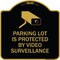 Signmission Designer Series-Parking Lot Is Protected By Video Surveillance With Graphic, 18" H, BG-1818-9799 A-DES-BG-1818-9799 - alternate 1